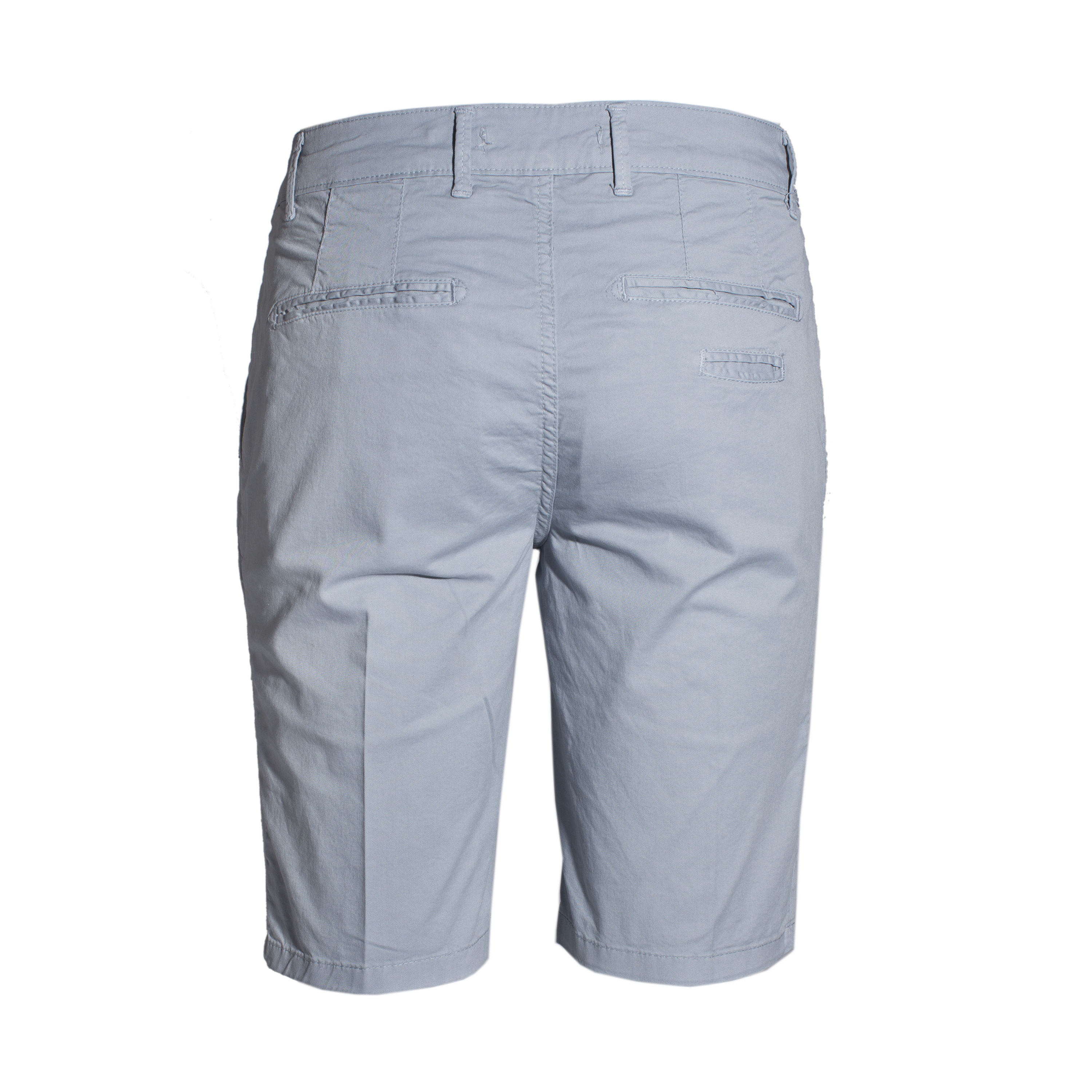 Bermuda Pantaloncini Corti Uomo In Cotone di Colore Grigio