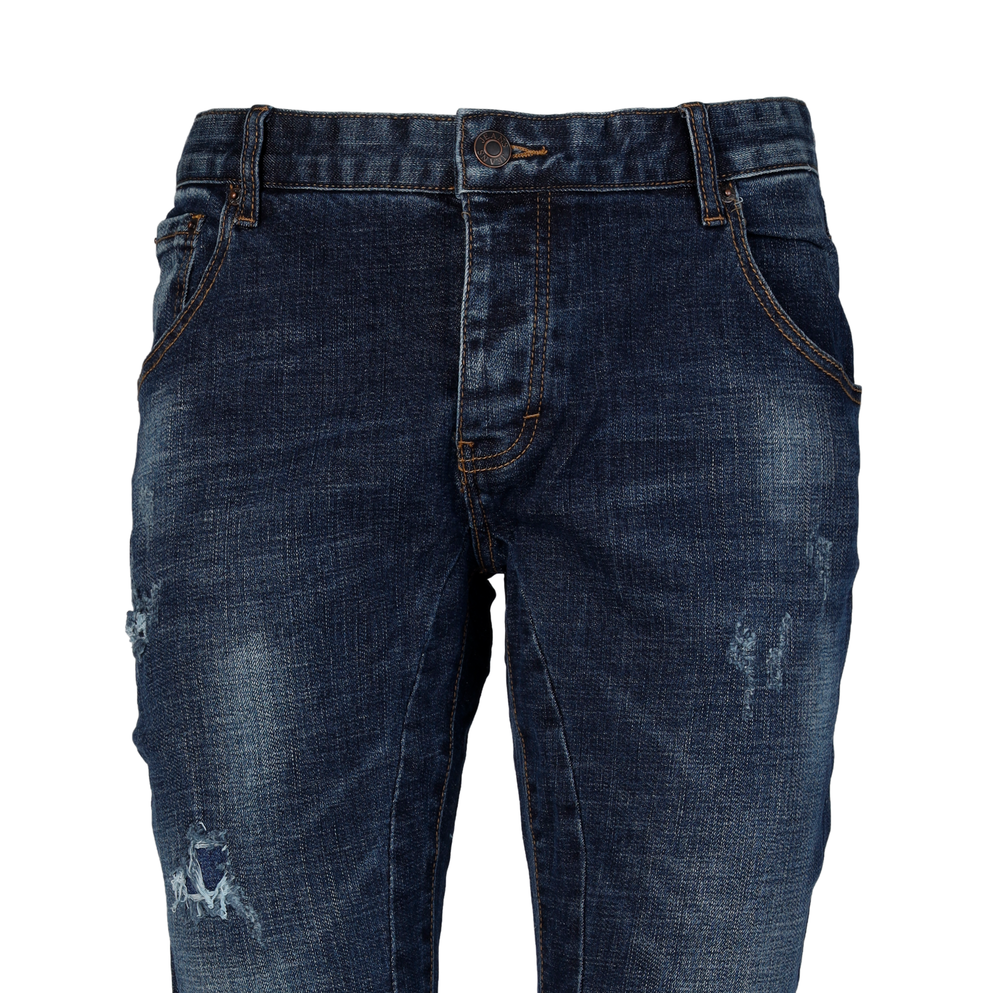 Jeans Uomo Elasticizzato Pantaloni Slim Fit Casual Cinque tasche Skinny Esprez